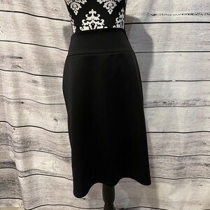 INC International Concepts - Black Scuba Pencil Skirt Office Party Date